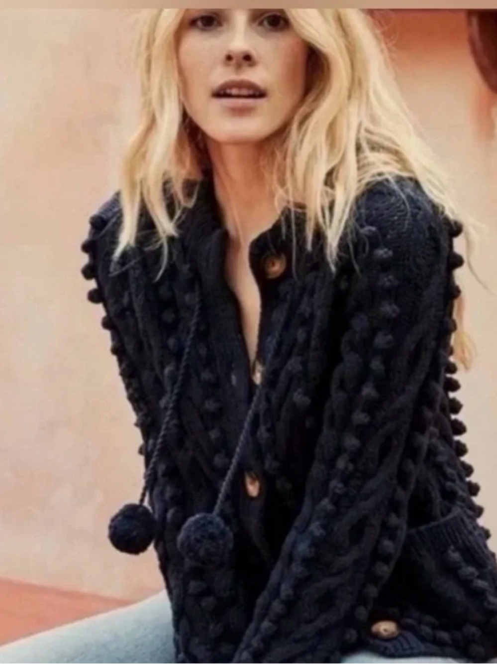 Doen Pom Pom Cardigan - XS/S
